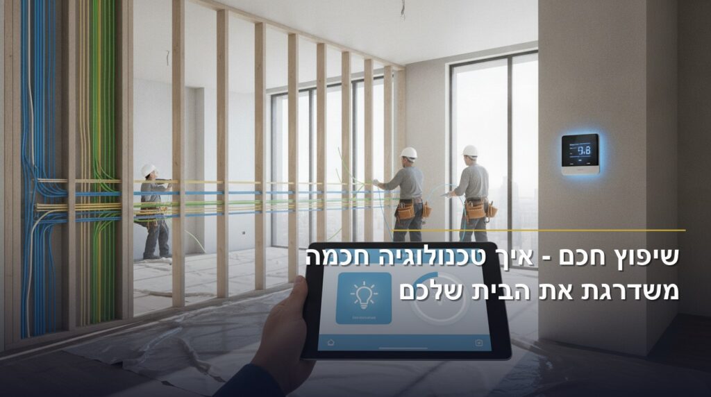 שיפוץ חכם - איך טכנולוגיה חכמה משדרגת את הבית שלכם